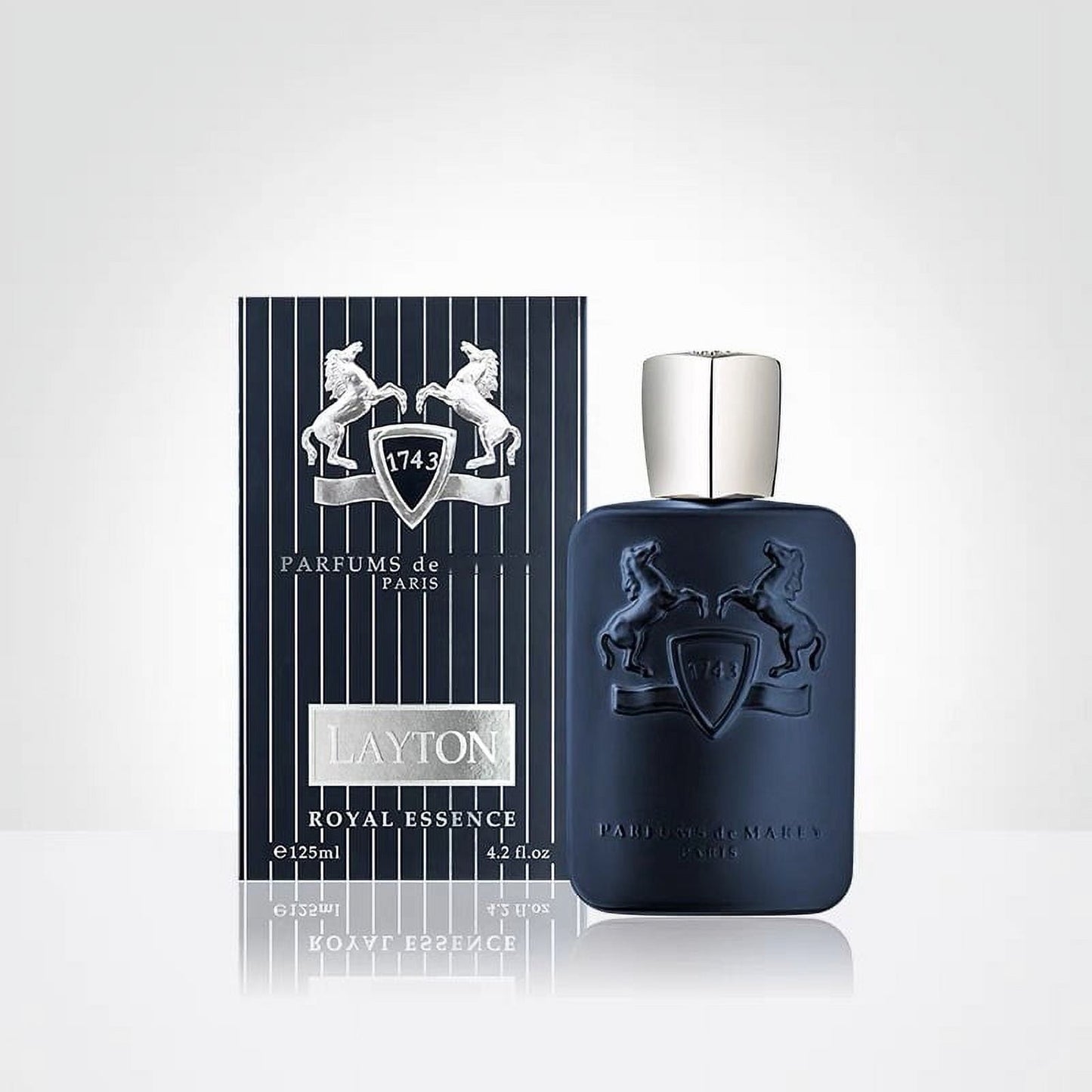 Parfums de Marly Layton Eau De Parfum Spray for Men – 4.2 oz / 125 ml | Elegant Spicy & Woody Cologne
