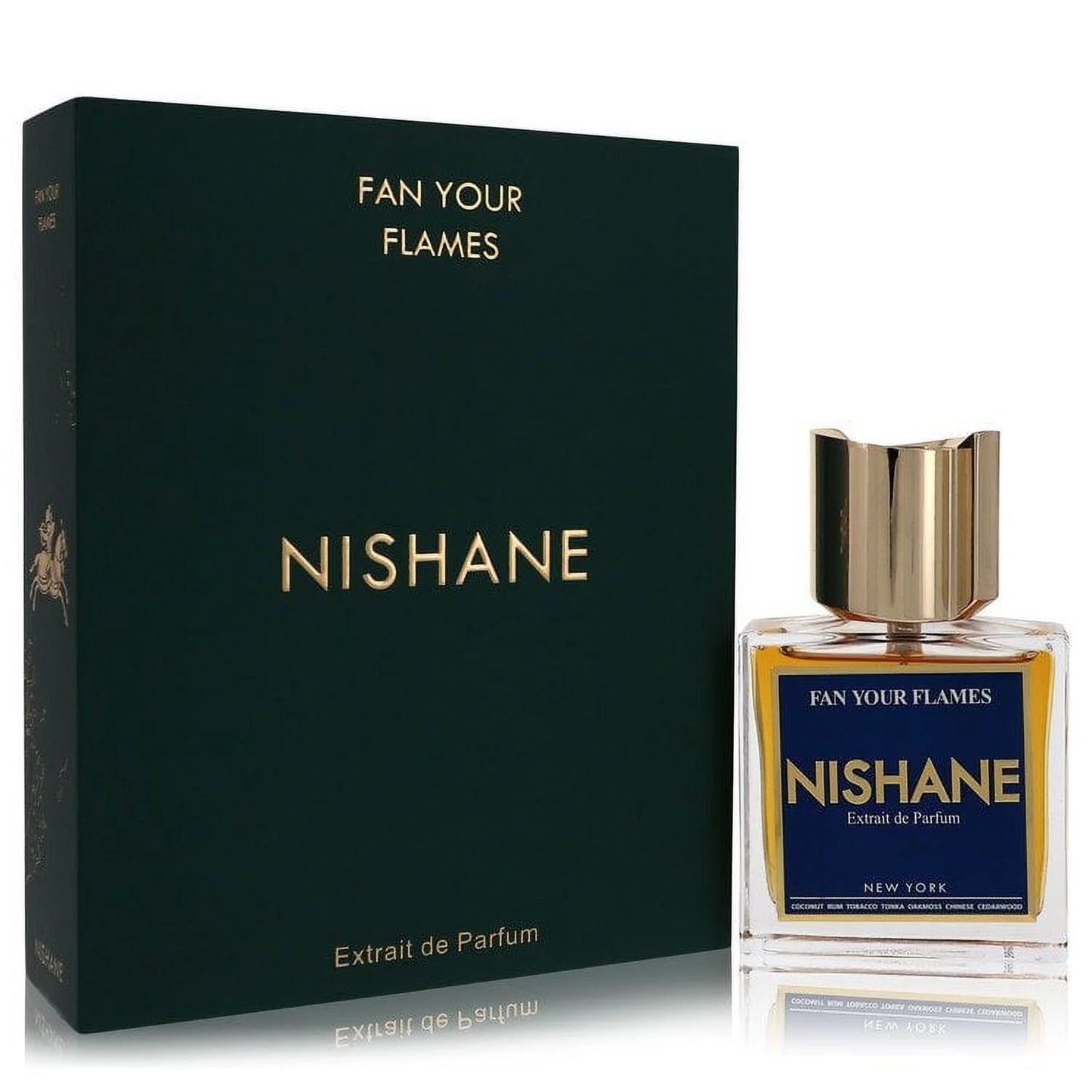 Nishane Fan Your Flames Extrait De Parfum – Unisex Fragrance Spray, 1.7 oz / 50 ml