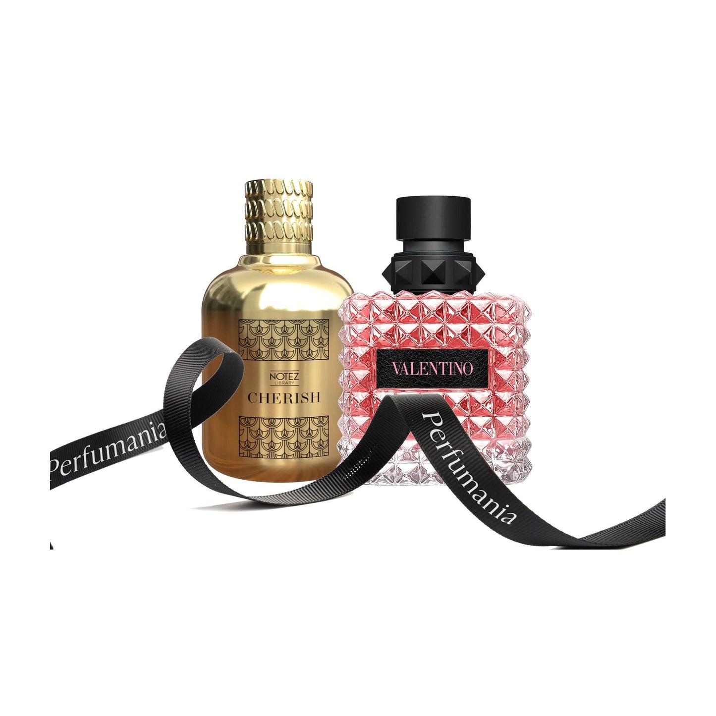 Cherish by NOTEZ and Donna Born in Roma by Valentino bundle – authentic designer fragrance bottles