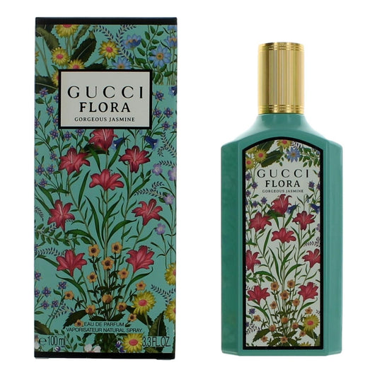 Gucci Flora Gorgeous Jasmine Eau de Parfum Spray for Women – 3.3 oz / 100 ml