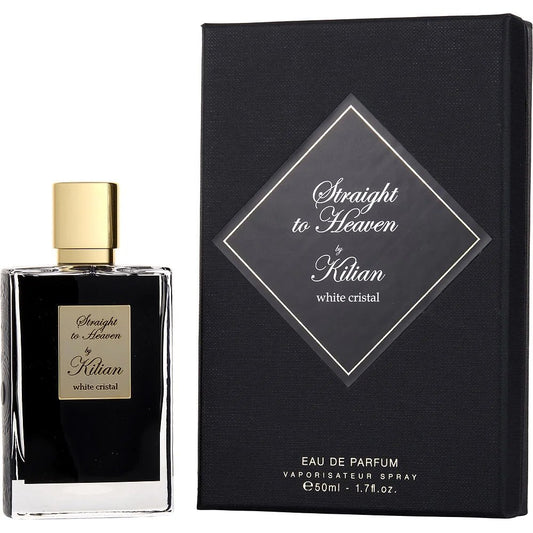 Kilian Straight to Heaven White Cristal Eau De Parfum – Refillable Spray for Men, 1.7 oz / 50 ml