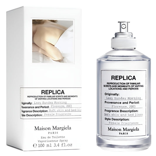 Maison Margiela Replica Lazy Sunday Morning Eau De Toilette Spray – Unisex Fragrance, 3.4 oz / 100 ml