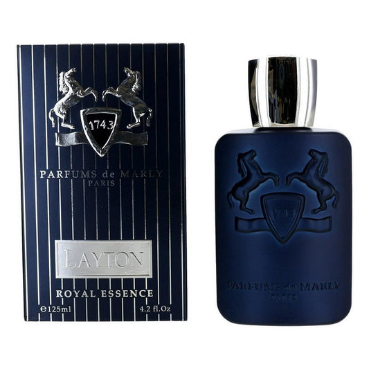 Parfums de Marly Layton Eau De Parfum Spray for Men – 4.2 oz / 125 ml | Sophisticated Spicy & Woody Cologne