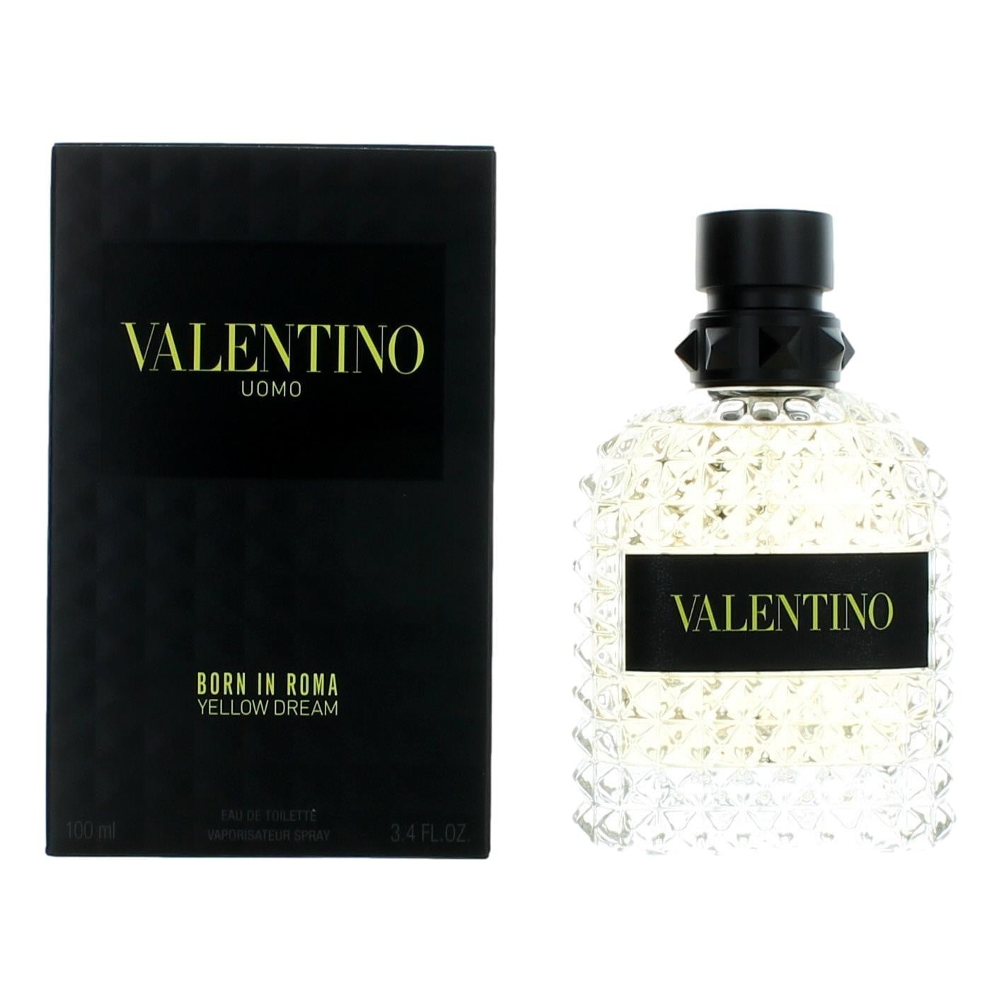 Valentino Uomo Born in Roma Yellow Dream Eau De Toilette Spray for Men – 3.4 oz / 100 ml | Fresh Spicy Citrus Cologne