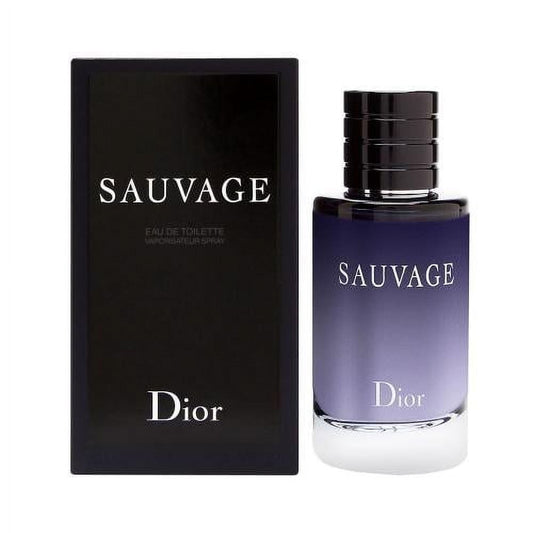 Dior Sauvage Eau De Toilette Spray for Men – 60 ml / 2 oz | Fresh Spicy & Woody Cologne