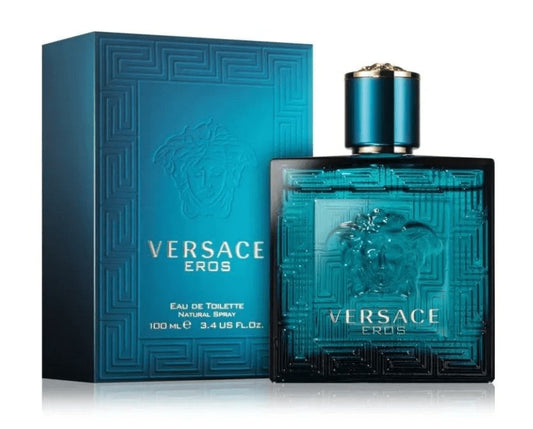Versace Eros Flame Eau De Toilette Spray for Men – 3.4 oz / 100 ml | Fiery Woody & Spicy Cologne
