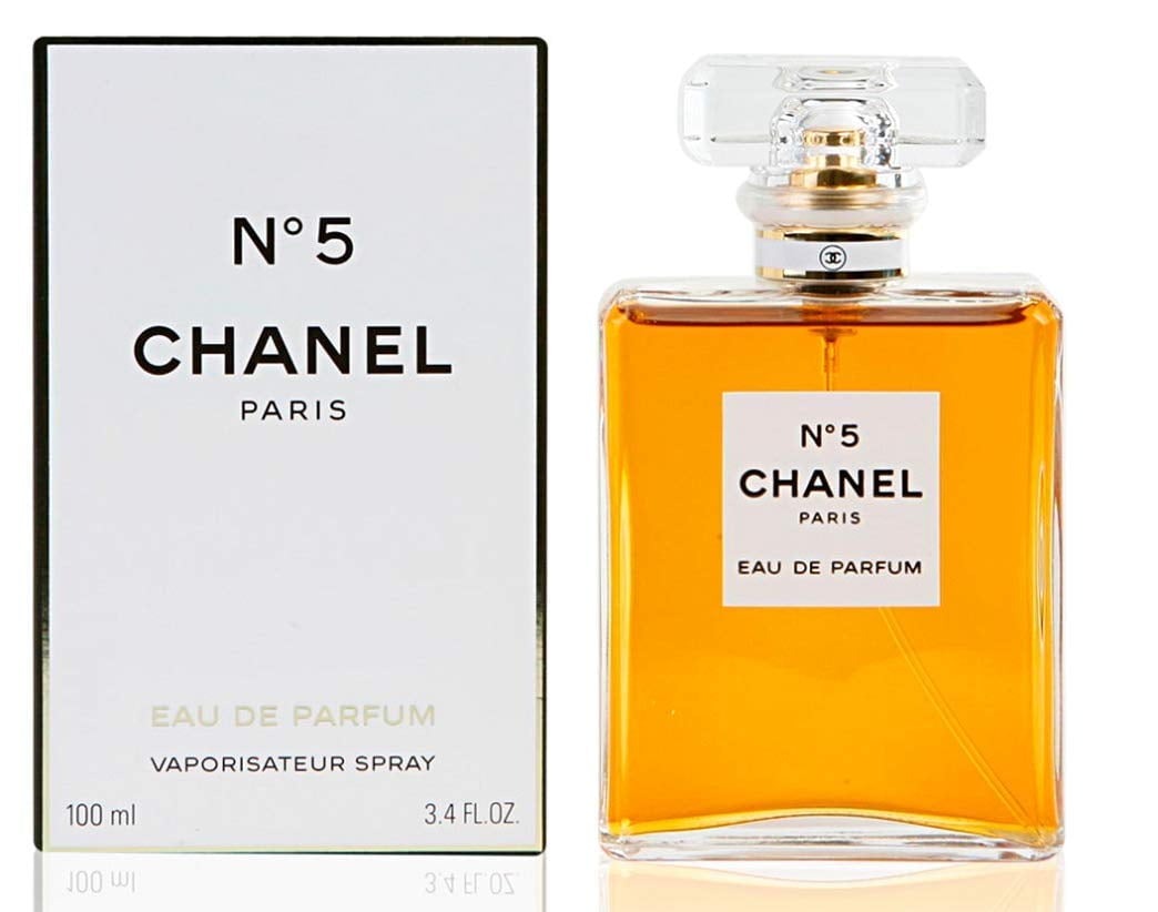 Chanel No. 5 Eau de Parfum Spray – Iconic Perfume for Women, 3.4 oz / 100 ml