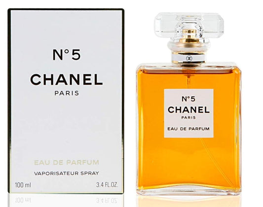 Chanel No. 5 Eau de Parfum Spray – Iconic Perfume for Women, 3.4 oz / 100 ml