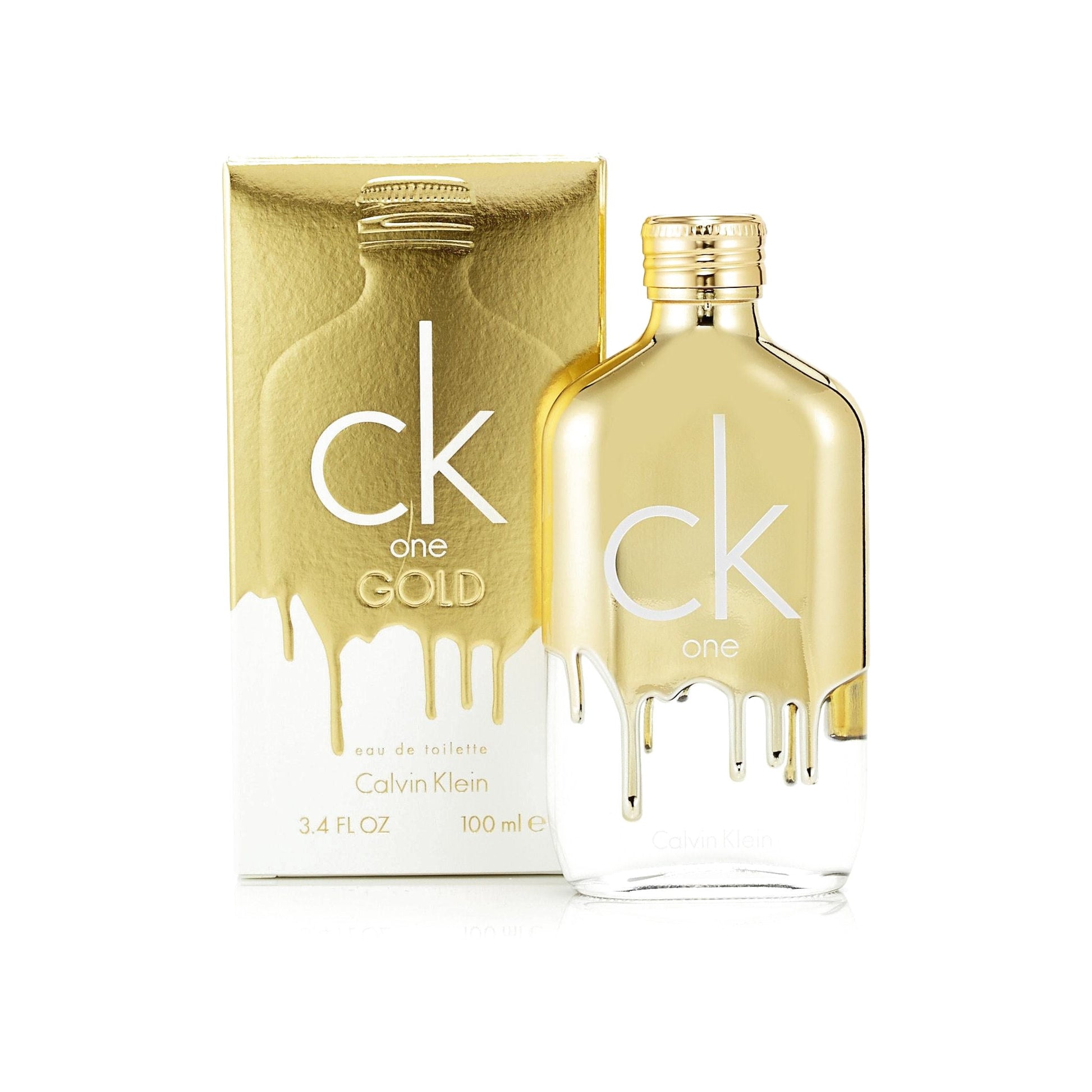 Calvin Klein CK One Gold – authentic designer fragrance bottle