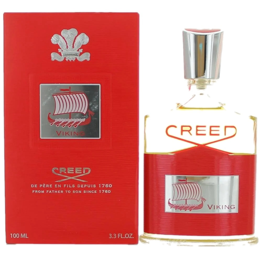 Creed Viking Eau De Parfum Spray for Men – 3.3 oz | Bold Aromatic & Woody Cologne — bottle