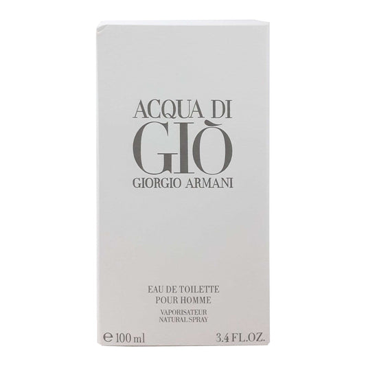 Acqua Di Gio by Giorgio Armani 3.4 Oz EDT Spray New in Box Cologne for Men