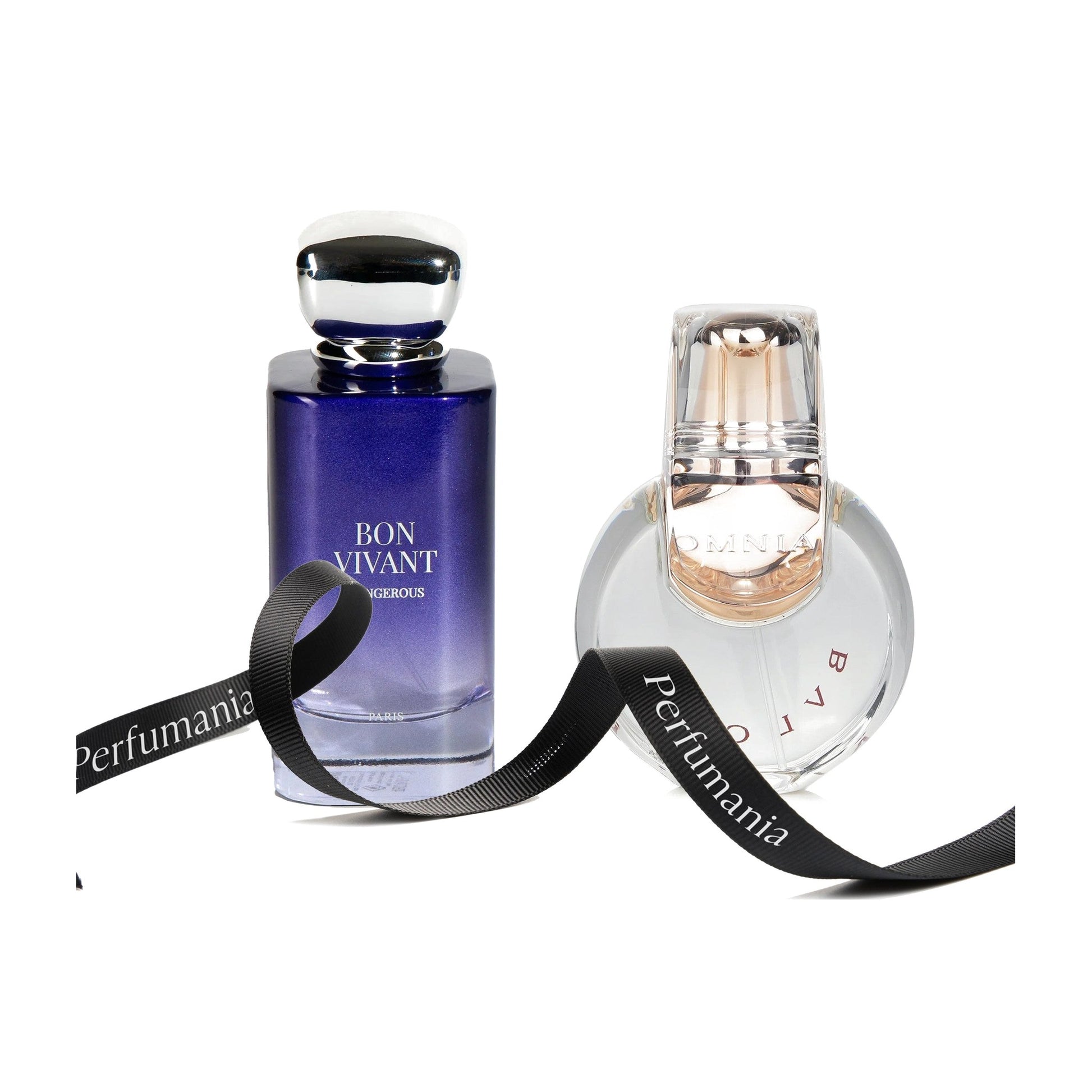 Dangerous by Bon Vivant and Omnia Crystalline by Bvlgari bundle – authentic designer fragrance bottles