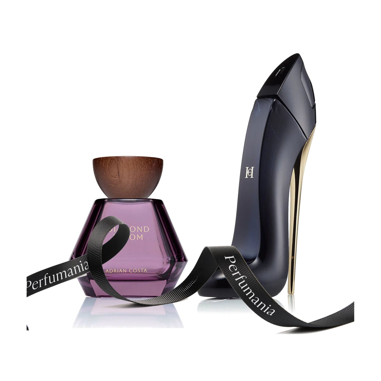 Diamond Bloom by Adrian Costa and Good Girl by Carolina Herrera bundle – authentic designer fragrance bottles