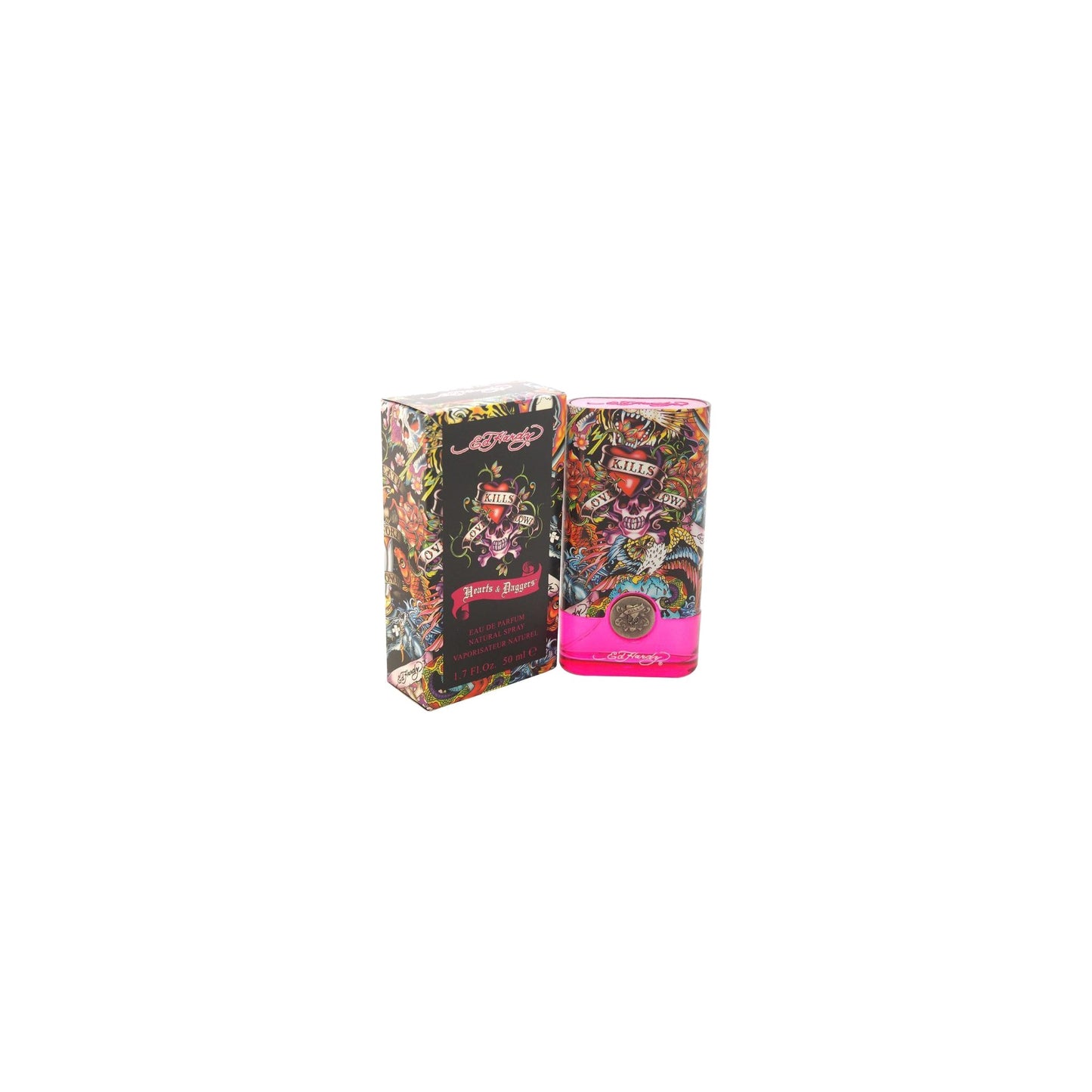 Christian Audigier Ed Hardy Hearts and Daggers Perfume – authentic designer fragrance bottle