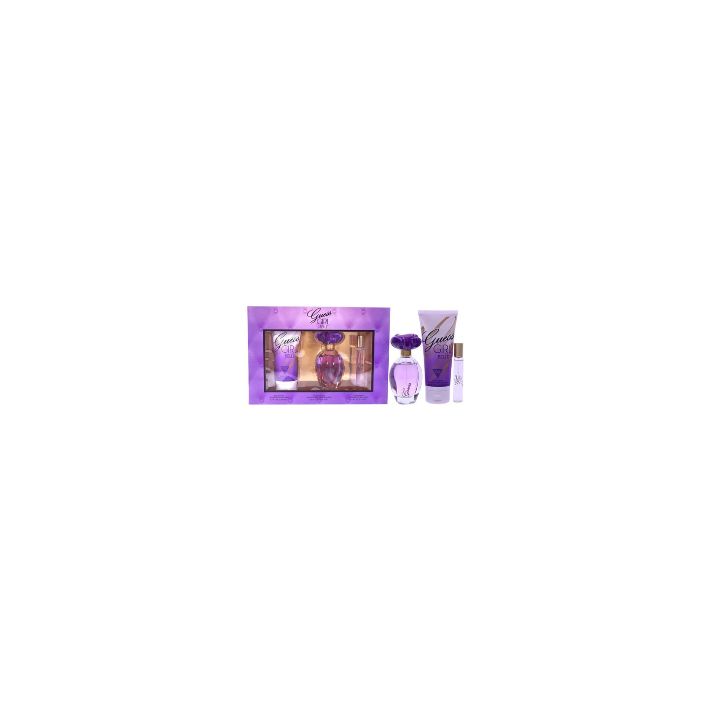 Guess Girl Belle 3-Piece Gift Set – authentic designer fragrance bottles