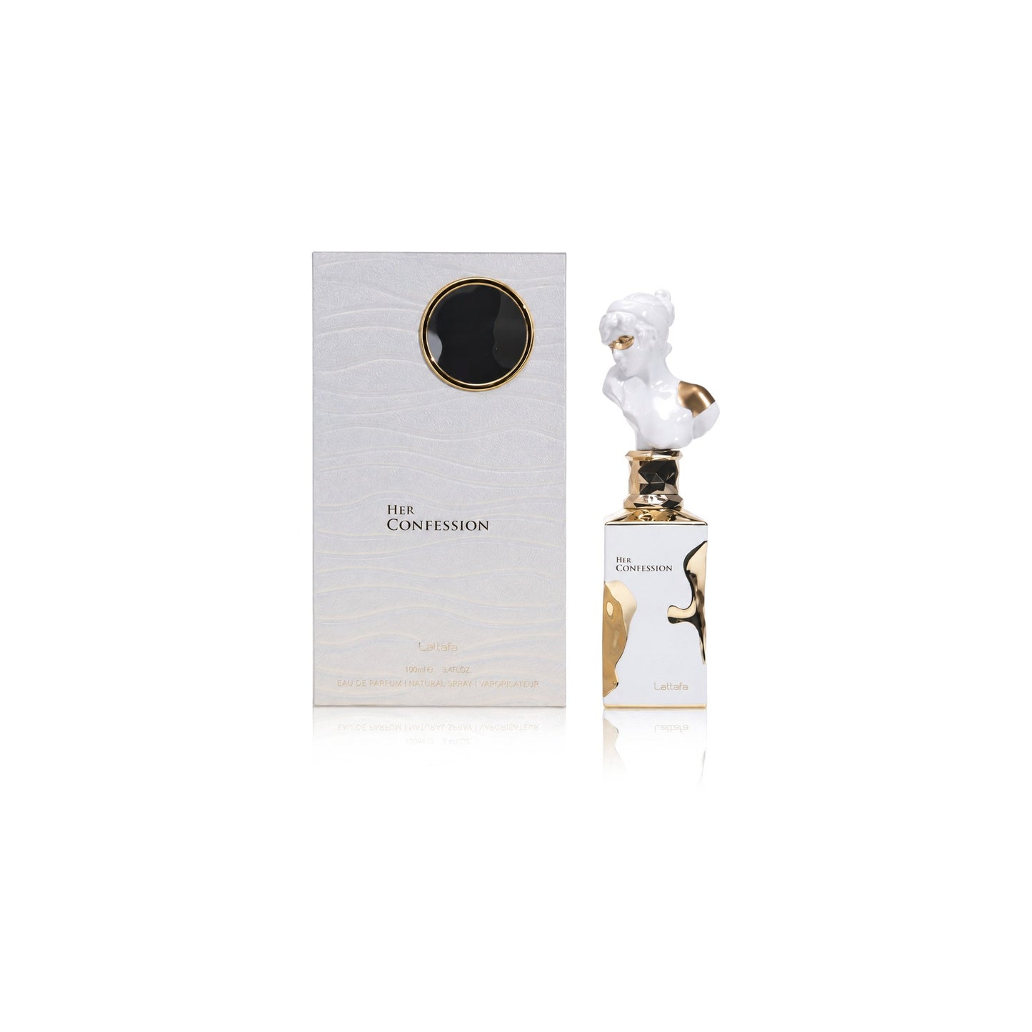 Lattafa Her Confession Perfume – authentic designer fragrance bottle