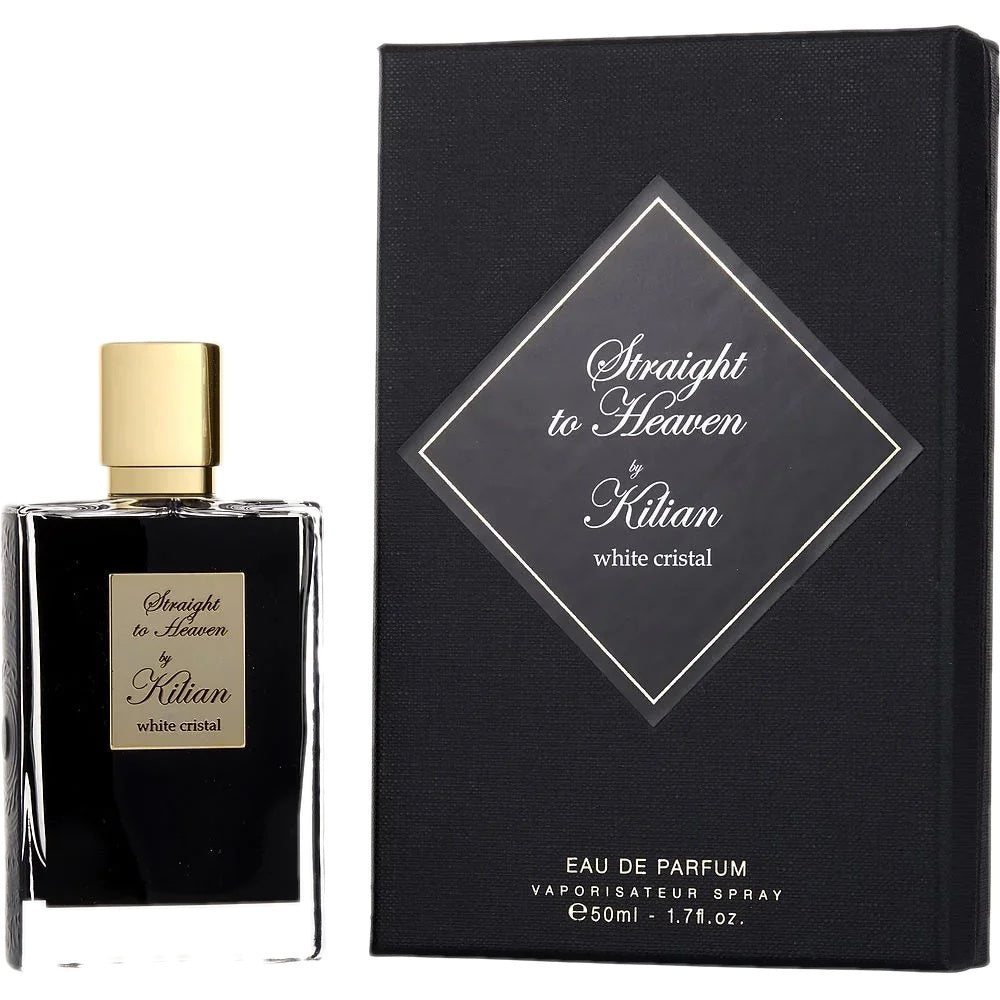 Kilian Straight to Heaven White Cristal Eau De Parfum – Refillable Spray for Men, 1.7 oz / 50 ml — bottle