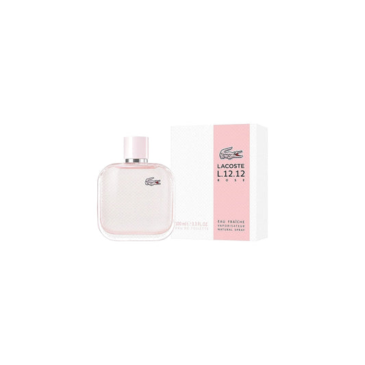 Lacoste L.12.12 Rose Eau Fraiche Perfume – authentic designer fragrance bottle