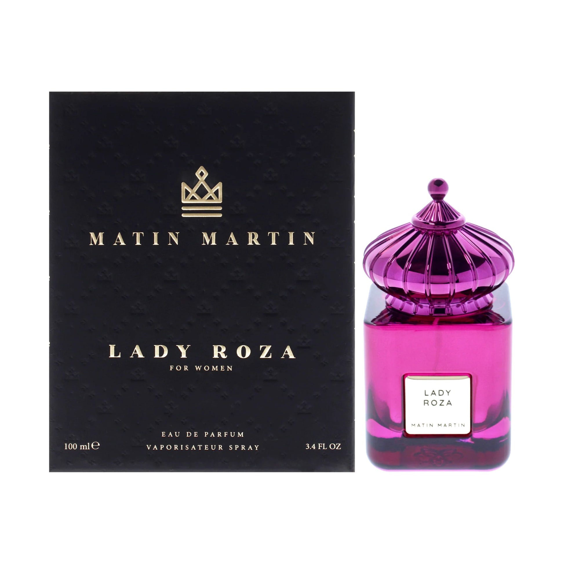 Matin Martin Lady Roza Perfume – authentic designer fragrance bottle