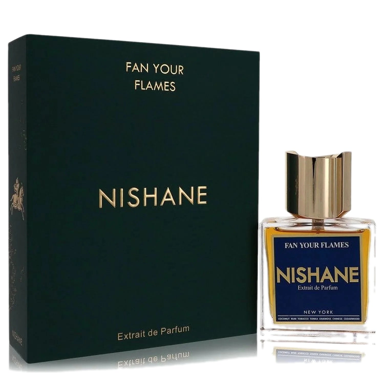 Nishane Fan Your Flames Extrait De Parfum – Unisex Fragrance Spray, 1.7 oz / 50 ml — bottle