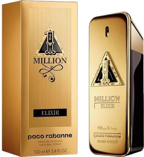 Paco One Million Elixir Intense — bottle shown with its retail box
